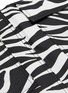 Detail View - Click To Enlarge - SACAI - Zebra print slit hem midi skirt