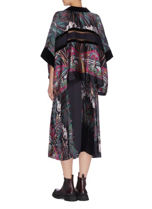 Back View - Click To Enlarge - SACAI - 'Jungle' graphic print oversized shirt