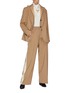 Figure View - Click To Enlarge - SACAI - Side fold stripe outseam suiting pants