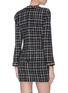 Back View - Click To Enlarge - ALICE & OLIVIA - 'Carmen' pearl embellished check plaid blazer