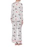 Back View - Click To Enlarge - ALICE & OLIVIA - 'Kier' Stace Face print contrast piping pajama top