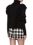 Back View - Click To Enlarge - ALICE & OLIVIA - 'Libbie' turtleneck asymmetric ruffle pullover