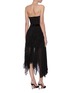 Back View - Click To Enlarge - ALICE & OLIVIA - 'Bree' belted asymmetric ruffle dress
