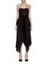 Main View - Click To Enlarge - ALICE & OLIVIA - 'Bree' belted asymmetric ruffle dress