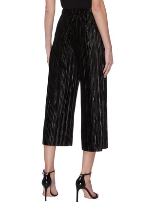 Back View - Click To Enlarge - ALICE & OLIVIA - 'Elba' pleated crop pants