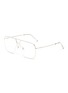 Main View - Click To Enlarge - SUPER - Metal frame brow bar squared optical glasses