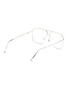 Figure View - Click To Enlarge - SUPER - Metal frame brow bar squared optical glasses
