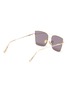 Figure View - Click To Enlarge - SUPER - Metal frame brow bar square sunglasses