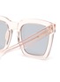 Detail View - Click To Enlarge - SUPER - Clear acetate frame square sunglasses