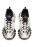 Detail View - Click To Enlarge - BALENCIAGA - 'Track 2.' caged patchwork sneakers