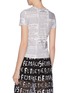 Back View - Click To Enlarge - ALICE & OLIVIA - 'Rylyn' slogan print sequin embellished T-shirt