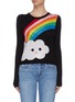 Main View - Click To Enlarge - ALICE & OLIVIA - x FriendsWithYou 'Connie' rainbow embellished sweater