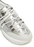 Detail View - Click To Enlarge - PEDDER RED - 'Mia' patchwork chunky sneakers