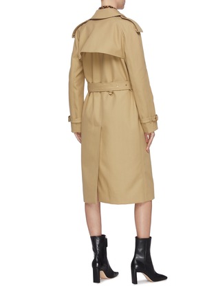 Back View - Click To Enlarge - BURBERRY - Double breast trench coat