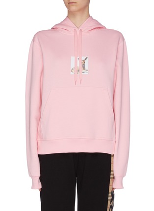 Main View - Click To Enlarge - BURBERRY - 'Bambi' graphic print hoodie