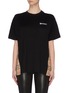 Main View - Click To Enlarge - BURBERRY - Logo patch check panel T-shirt