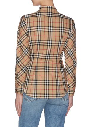 Back View - Click To Enlarge - BURBERRY - 'Archive' check shirt