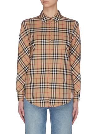 Main View - Click To Enlarge - BURBERRY - 'Archive' check shirt