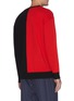 Back View - Click To Enlarge - BURBERRY - Logo contrast intarsia cashmere sweater