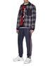 Figure View - Click To Enlarge - BURBERRY - Logo contrast intarsia cashmere sweater