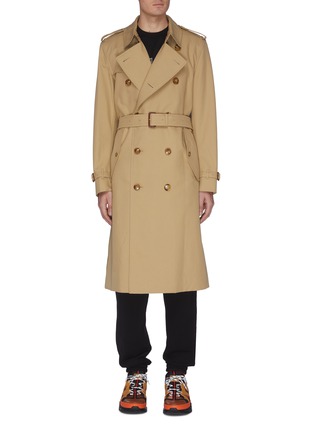 Main View - Click To Enlarge - BURBERRY - 'Kensington' double breasted trench coat