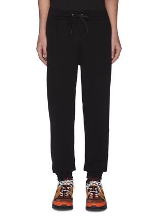 Main View - Click To Enlarge - BURBERRY - Logo Plaid Outseam Sweatpants