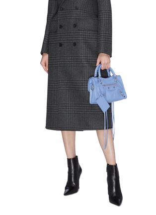 Figure View - Click To Enlarge - BALENCIAGA - 'Classic City' mini leather shoulder bag