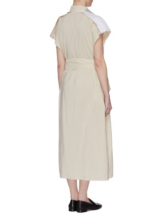 Back View - Click To Enlarge - BARENA - 'Sibilla' Pinstripe Dress