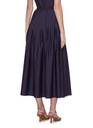 Back View - Click To Enlarge - BARENA - 'Camelia' pleated maxi skirt