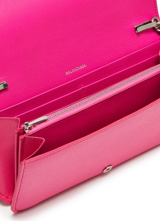 Detail View - Click To Enlarge - BALENCIAGA - 'Cash Continental' chained leather wallet
