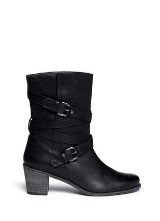 Main View - Click To Enlarge - STUART WEITZMAN - Dallas strappy leather boots