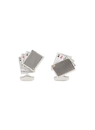 Figure View - Click To Enlarge - TATEOSSIAN - 'Playing Cards' rotating cufflinks