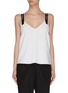 Main View - Click To Enlarge - STELLA MCCARTNEY - Contrast strap slogan embellished tank top