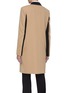 Back View - Click To Enlarge - STELLA MCCARTNEY - Contrast Lapel Coat