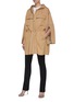 Figure View - Click To Enlarge - STELLA MCCARTNEY - Cinched Waist Parka Jacket