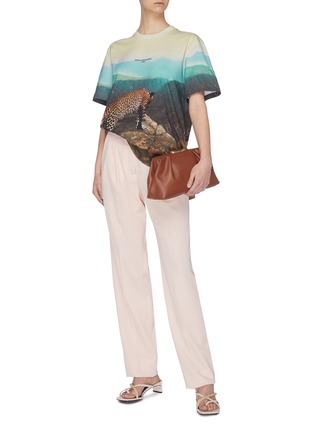 Figure View - Click To Enlarge - STELLA MCCARTNEY - Pleat Front Suiting Pants