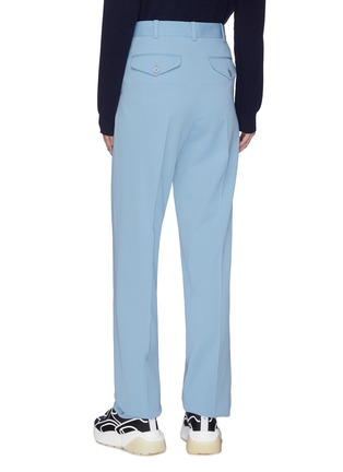 Back View - Click To Enlarge - STELLA MCCARTNEY - Pleat Front Suiting Pants