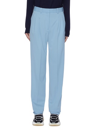 Main View - Click To Enlarge - STELLA MCCARTNEY - Pleat Front Suiting Pants