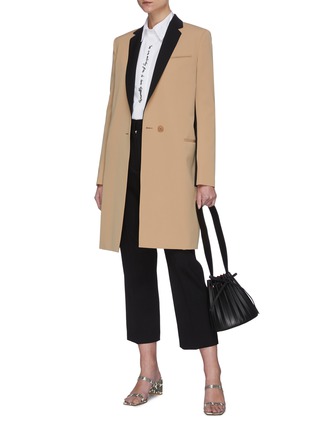 Figure View - Click To Enlarge - STELLA MCCARTNEY - Crop Suiting Pants