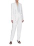 Figure View - Click To Enlarge - STELLA MCCARTNEY - 'We Are The Weather' Slogan Print Suiting Pants
