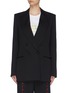 Main View - Click To Enlarge - STELLA MCCARTNEY - 'We Are The Weather' Slogan Print Strap Jacket