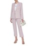 Figure View - Click To Enlarge - STELLA MCCARTNEY - Crop Suiting Pants