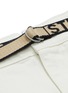 Detail View - Click To Enlarge - STELLA MCCARTNEY - 'Stella' logo belted denim skirt