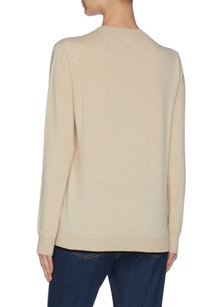 Back View - Click To Enlarge - STELLA MCCARTNEY - 'SOS Globe' embroidered sweater