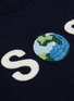  - STELLA MCCARTNEY - 'SOS Globe' embroidered cotton sweater