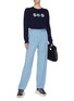 Figure View - Click To Enlarge - STELLA MCCARTNEY - 'SOS Globe' embroidered cotton sweater