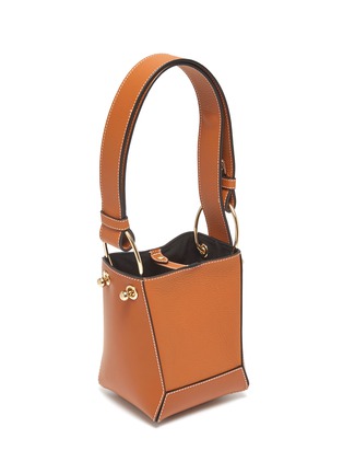 Detail View - Click To Enlarge - STRATHBERRY - 'Lana Nano' panelled bucket shoulder bag