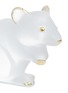 Detail View - Click To Enlarge - LALIQUE - Souris Mouse Clear and Gold Stamped Crystal Sculpture