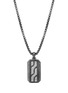 Detail View - Click To Enlarge - JOHN HARDY - 'Classic Chain' diamond dog tag pendant necklace