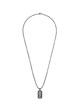 Main View - Click To Enlarge - JOHN HARDY - 'Classic Chain' diamond dog tag pendant necklace